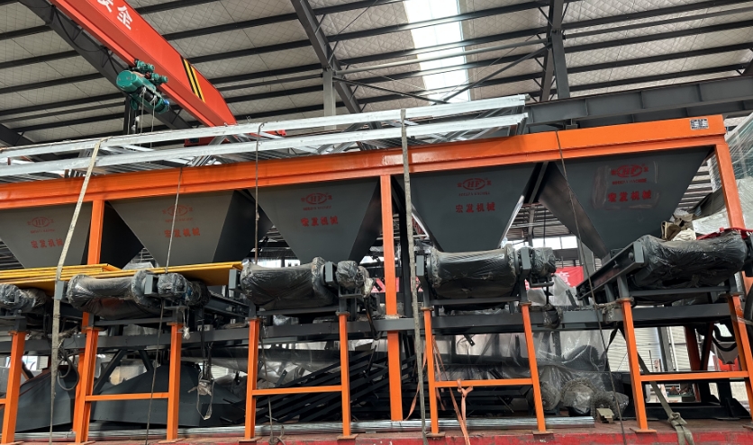 有機肥六倉動態配料系統